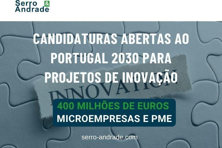 Candidaturas abertas ao Portugal 2030