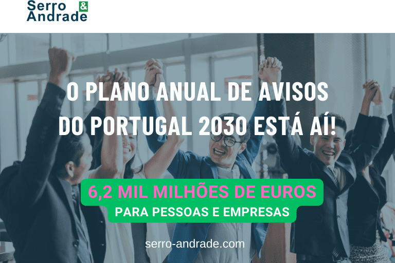 Plano anual de avisos Portugal 2030 já chegou